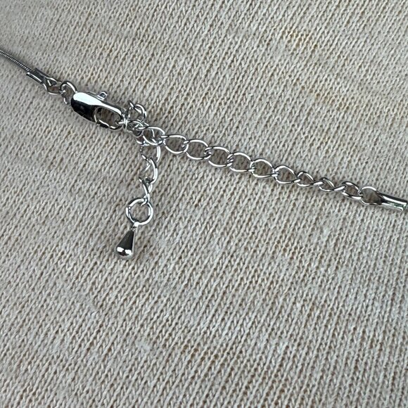 Alexa's Angels Expect A Miracle Rhodium & Fresh Water Pearl Pendant Necklace - Picture 4 of 5